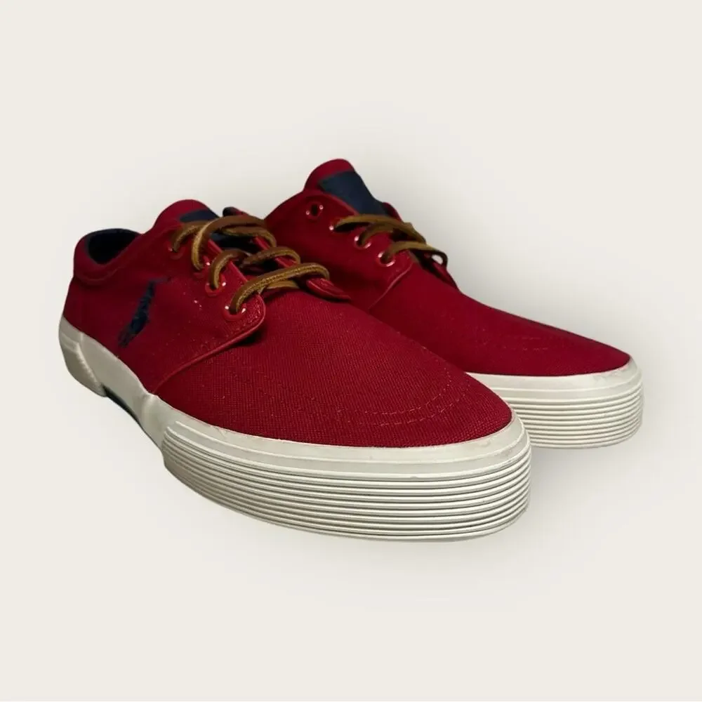 Polo Ralph Lauren | Faxon Low Boat Shoes | Burgundy Red | Men’s Size 7
